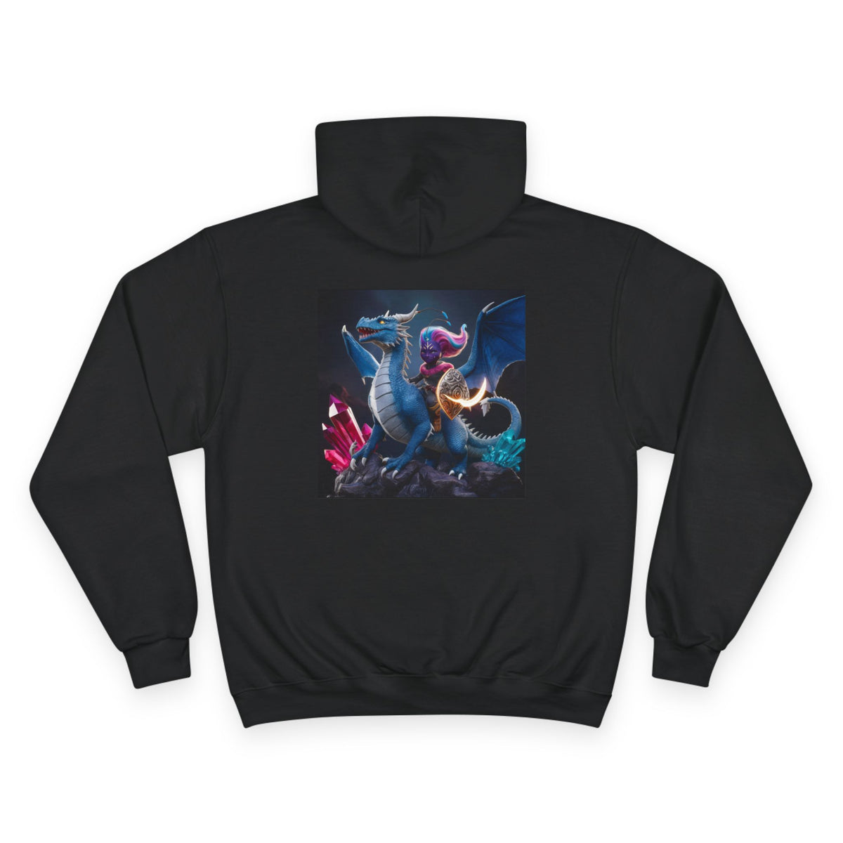 Bedtime Creations Back Art Hoodie #3 — Champion Hoodie