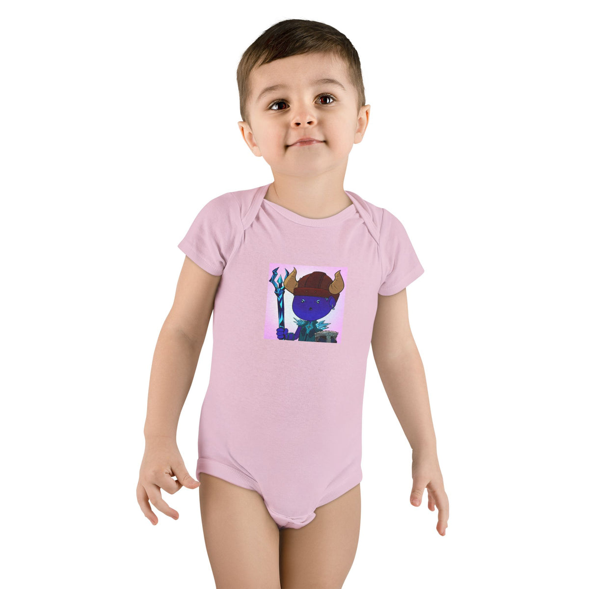 Bedtime Creations Baby Onesie — Frostman Trident Warrior