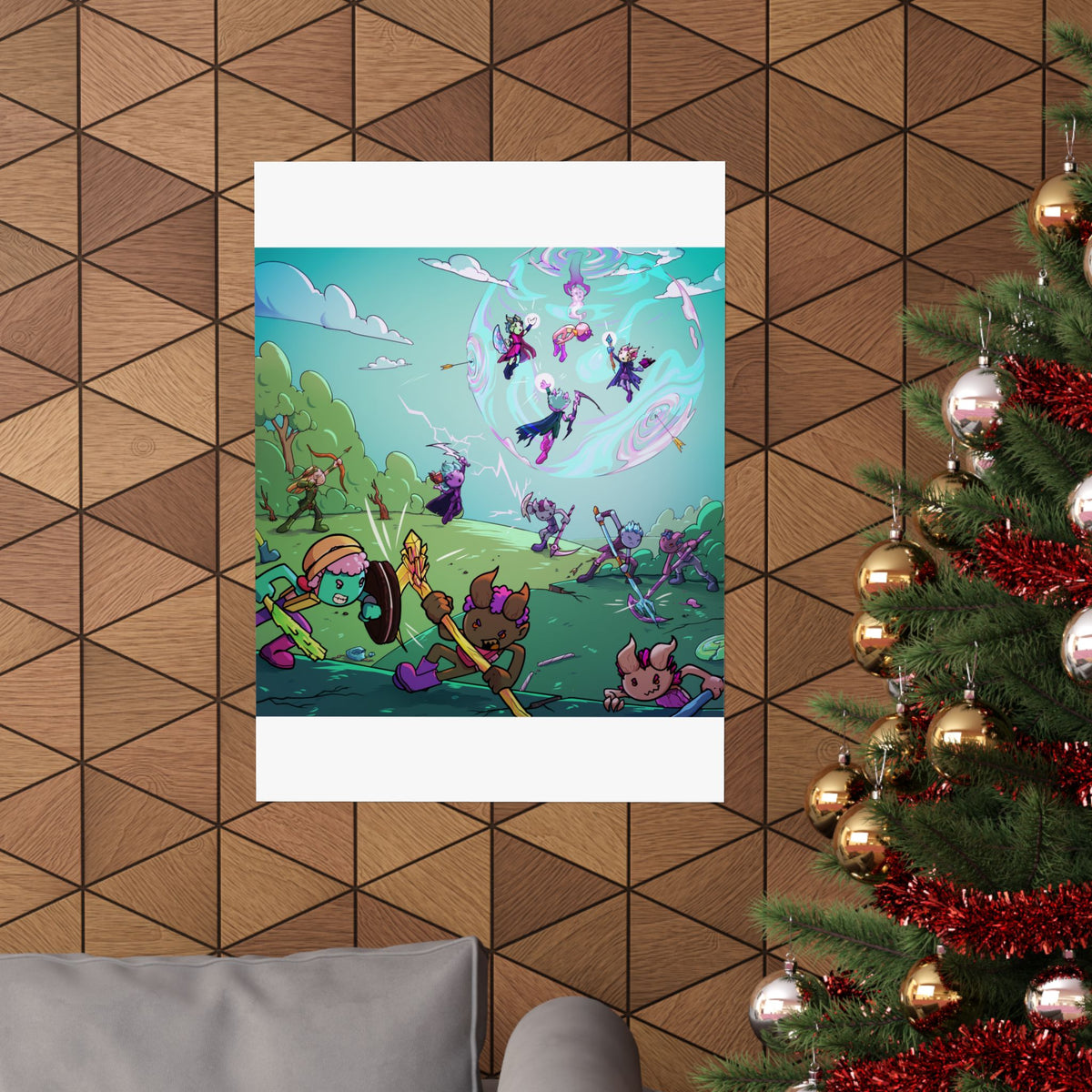 Bedtime Creations Kids Room Poster — Battle of the Dream Realm