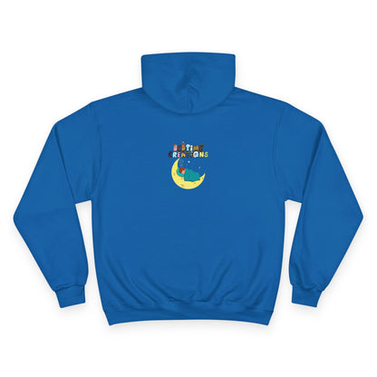Bedtime Creations Back Art Hoodie #1 — Champion Hoodie