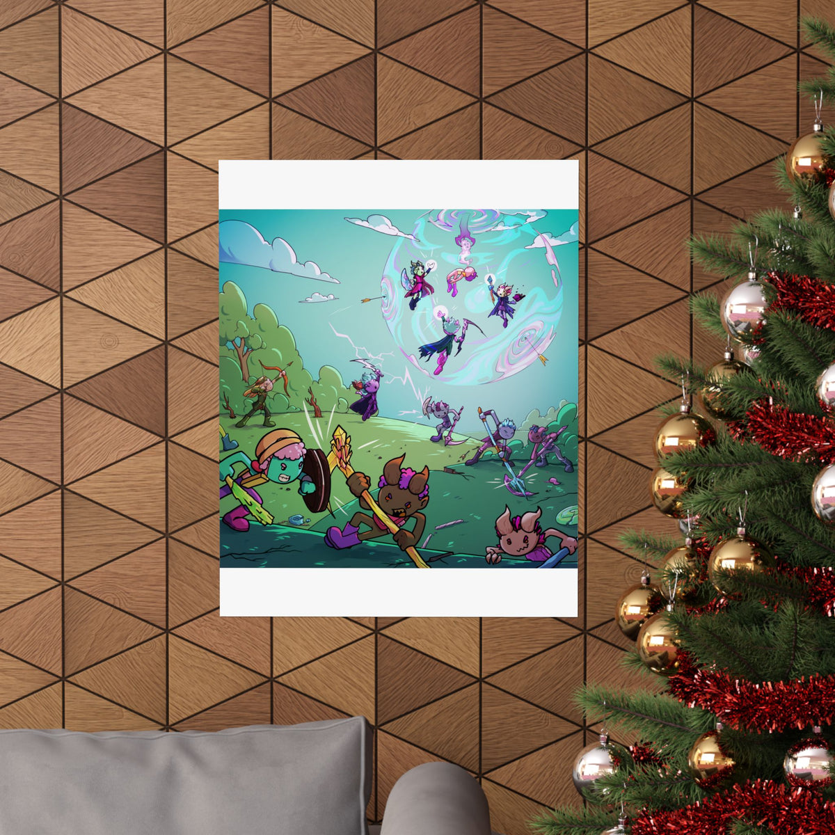 Bedtime Creations Kids Room Poster — Battle of the Dream Realm