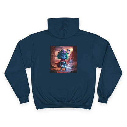 Bedtime Creations Back Art Hoodie #4 — Champion Hoodie