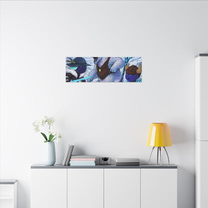 Bedtime Creations Canvas Wall Art — Frostmen vs. Polar Bear