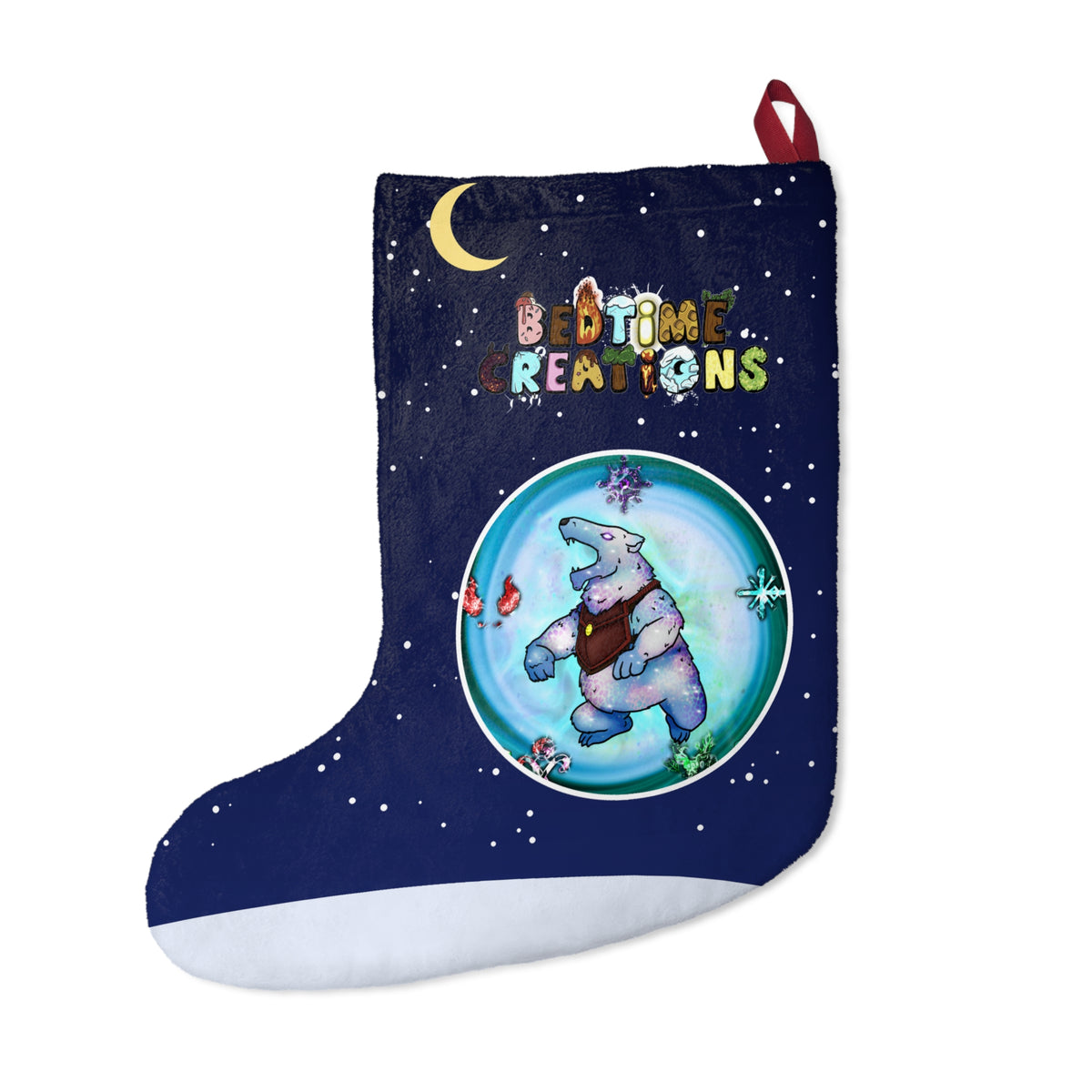 Bedtime Creations x Ultra Kingdoms Christmas Stocking — Crystal Polar Bear