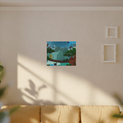 Bedtime Creations Canvas Wall Art — Woodlanders Valley