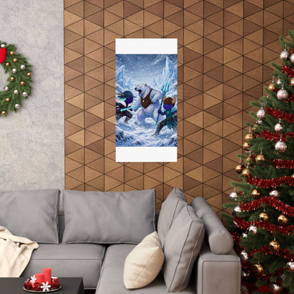 Bedtime Creations Poster — Frostmen vs. Polar Bear