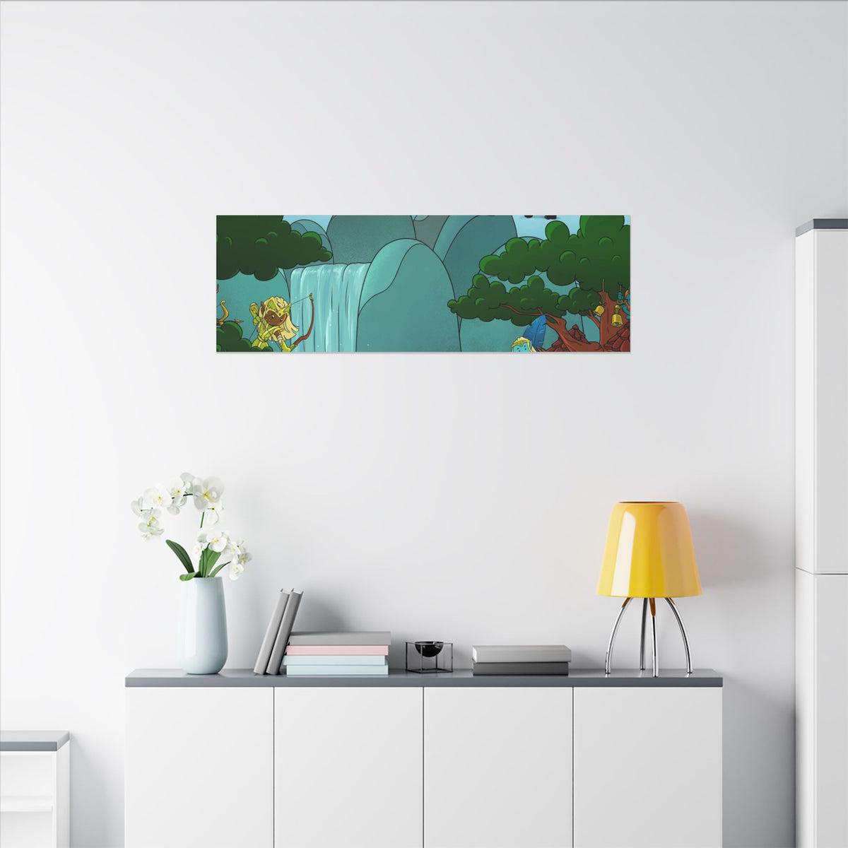 Bedtime Creations Canvas Wall Art — Woodlanders Valley