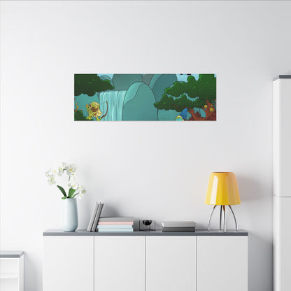 Bedtime Creations Canvas Wall Art — Woodlanders Valley