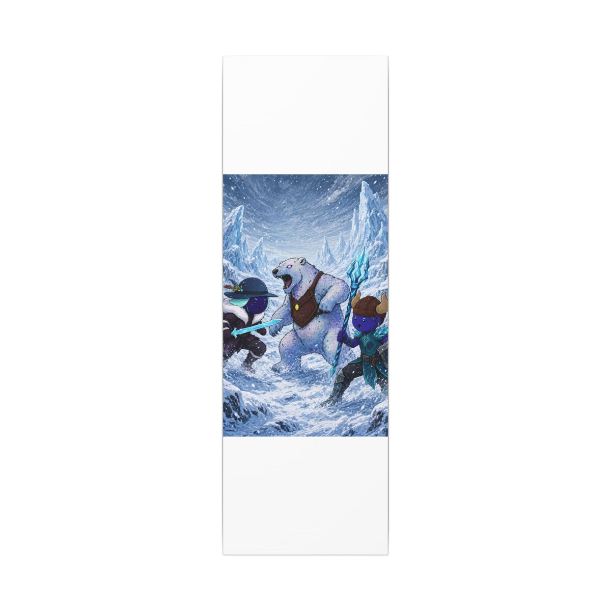 Bedtime Creations Canvas Wall Art — Frostmen vs. Polar Bear