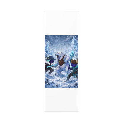 Bedtime Creations Canvas Wall Art — Frostmen vs. Polar Bear
