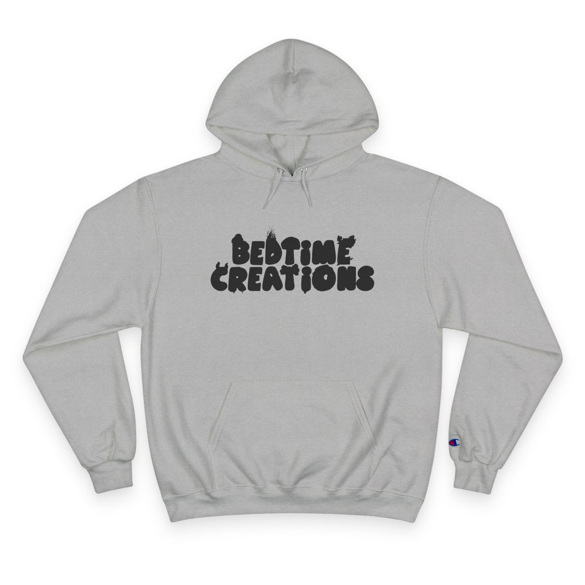 Bedtime Creations Black Logo Hoodie — Champion Hoodie
