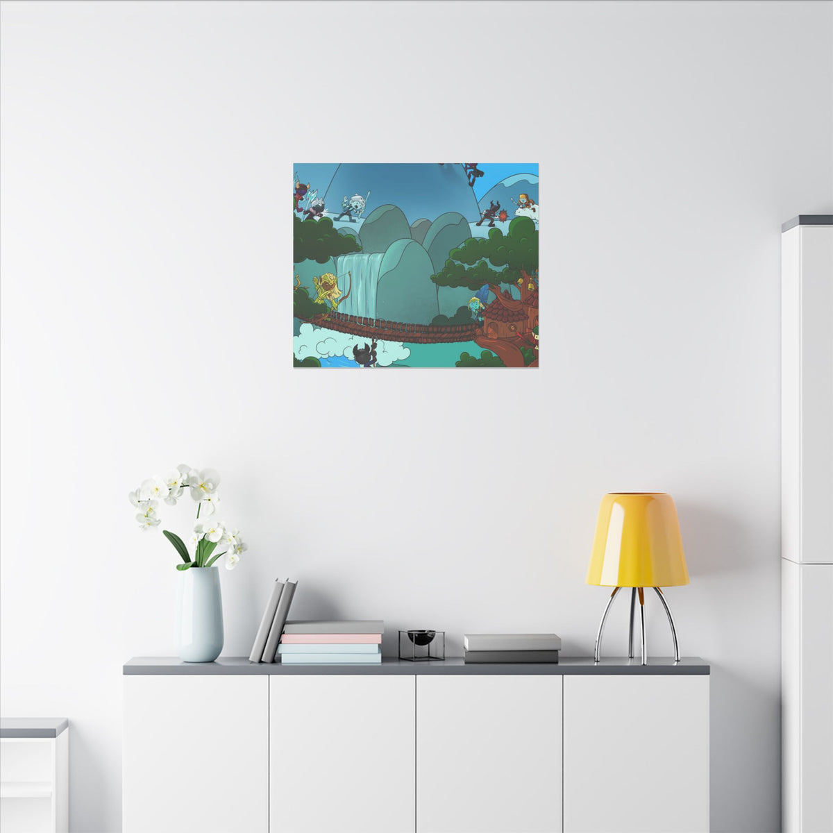 Bedtime Creations Canvas Wall Art — Woodlanders Valley