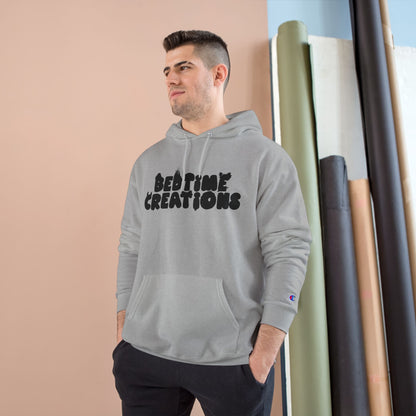 Bedtime Creations Black Logo Hoodie — Champion Hoodie