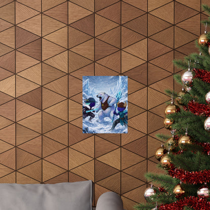 Bedtime Creations Poster — Frostmen vs. Polar Bear