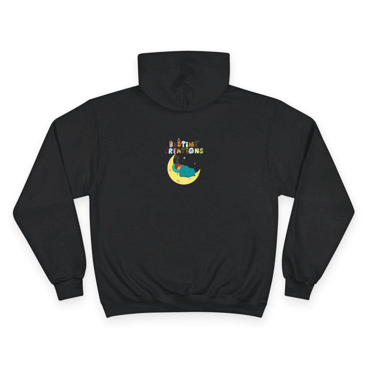 Bedtime Creations Back Art Hoodie #1 — Champion Hoodie