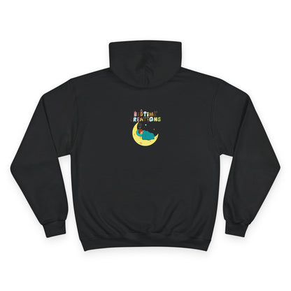Bedtime Creations Back Art Hoodie #1 — Champion Hoodie