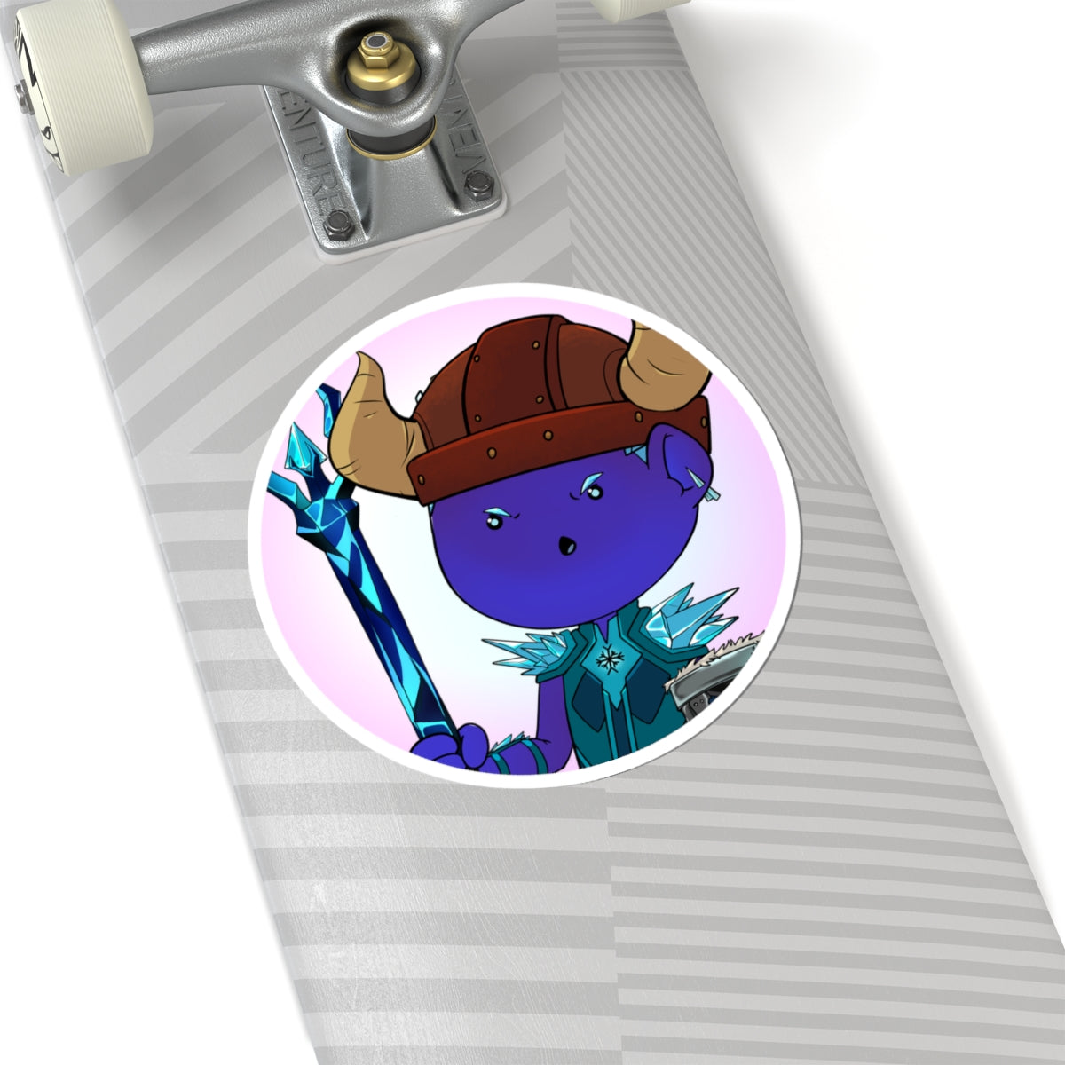 Bedtime Creations x Ultra Kingdoms Sticker — Frostman Trident Warrior