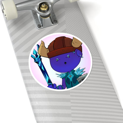 Bedtime Creations x Ultra Kingdoms Sticker — Frostman Trident Warrior