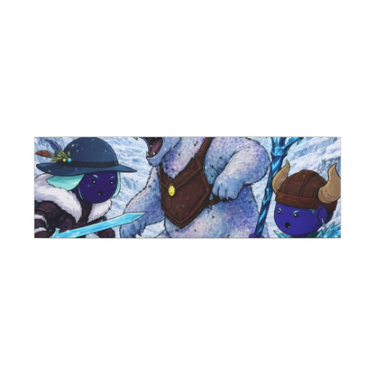 Bedtime Creations Canvas Wall Art — Frostmen vs. Polar Bear