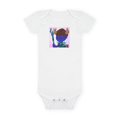 Bedtime Creations Baby Onesie — Frostman Trident Warrior