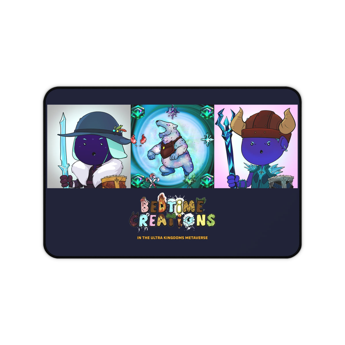 Bedtime Creations x Ultra Kingdoms Gaming Desk Mat — Frostmen & Polar Bear