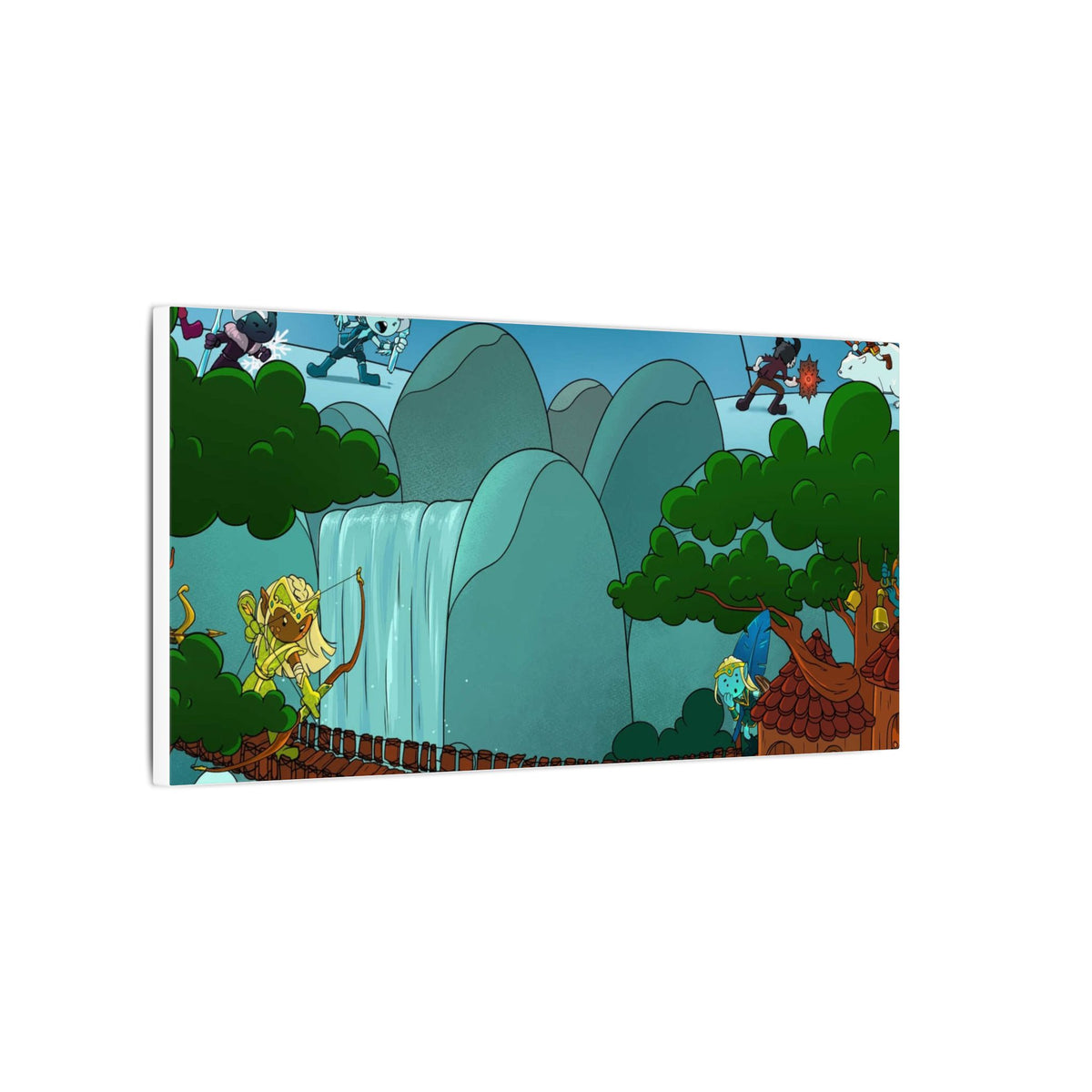 Bedtime Creations Canvas Wall Art — Woodlanders Valley