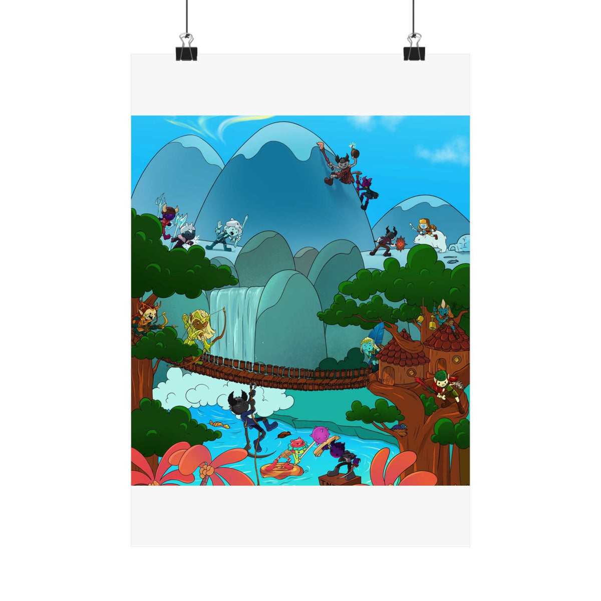 Bedtime Creations Poster — Woodlanders Valley
