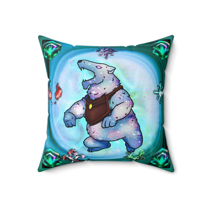 Bedtime Creations Throw Pillow — Crystal Polar Bear