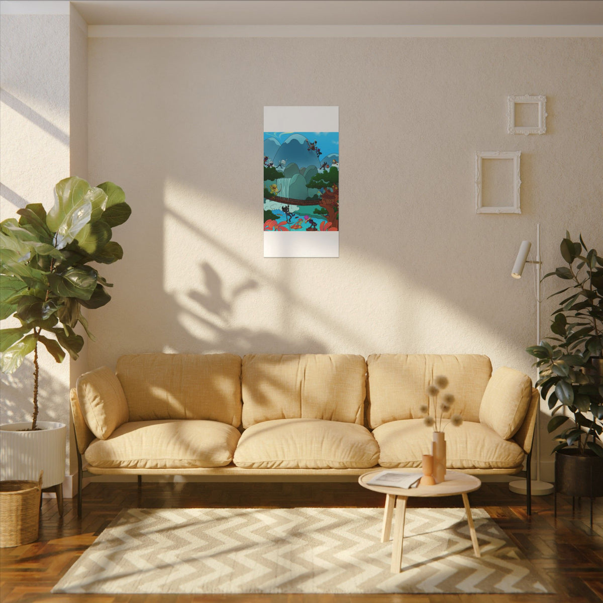 Bedtime Creations Canvas Wall Art — Woodlanders Valley
