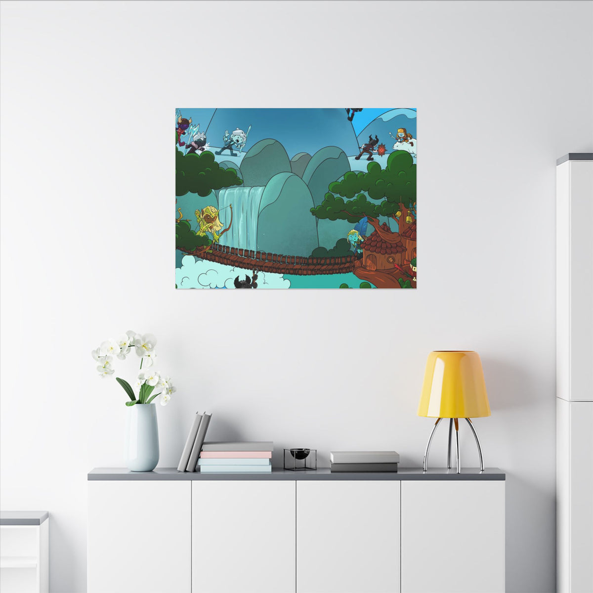 Bedtime Creations Canvas Wall Art — Woodlanders Valley