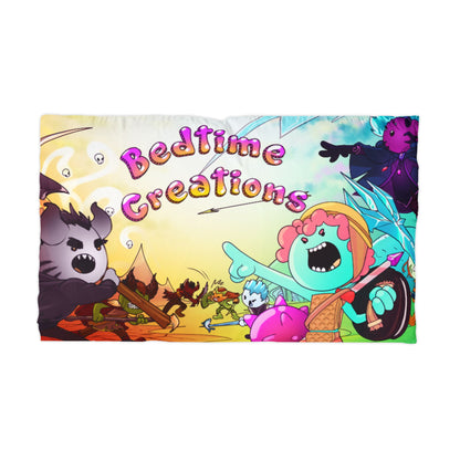 Bedtime Creations Microfiber Pillowcase — Colorful Kids Fantasy Sleep Pillow