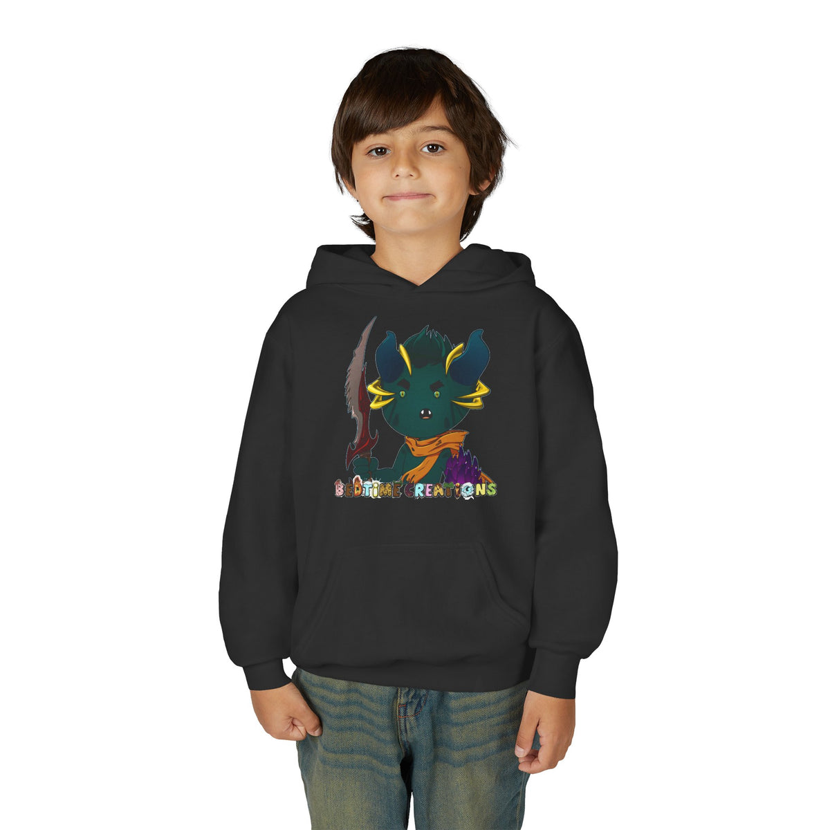Bedtime Creations Youth Hoodie — Demon 1