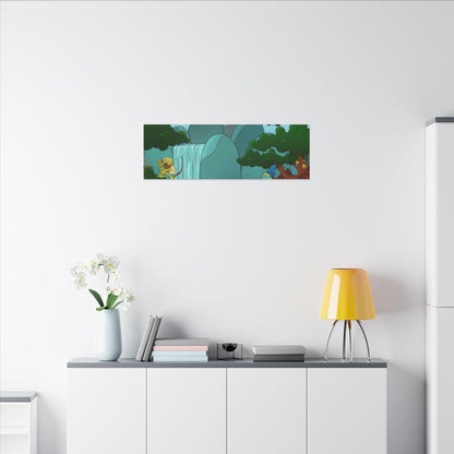 Bedtime Creations Canvas Wall Art — Woodlanders Valley