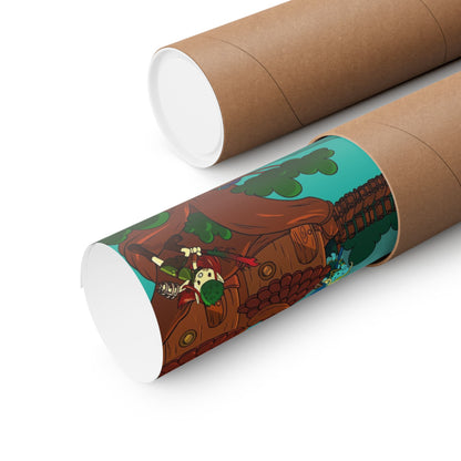 Bedtime Creations Poster — Woodlanders Valley