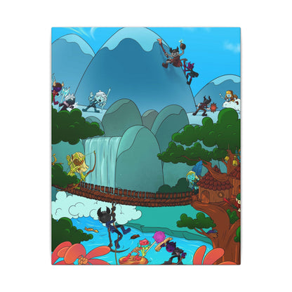 Bedtime Creations Canvas Wall Art — Woodlanders Valley