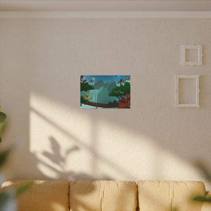 Bedtime Creations Canvas Wall Art — Woodlanders Valley
