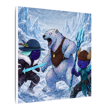 Bedtime Creations Canvas Wall Art — Frostmen vs. Polar Bear