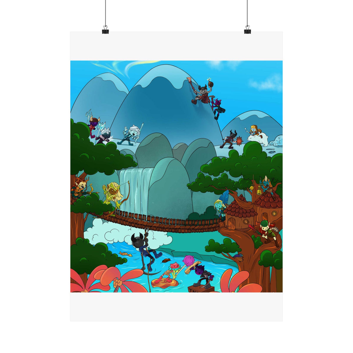 Bedtime Creations Poster — Woodlanders Valley