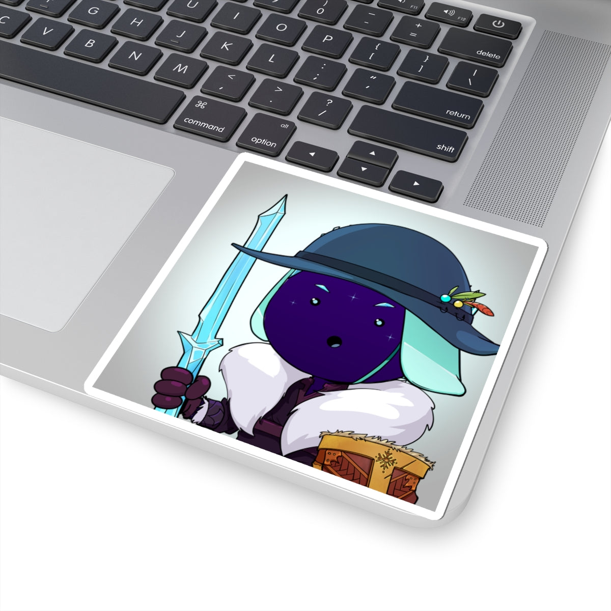 Bedtime Creations Kiss-Cut Sticker — Frostman Ice Swordsman