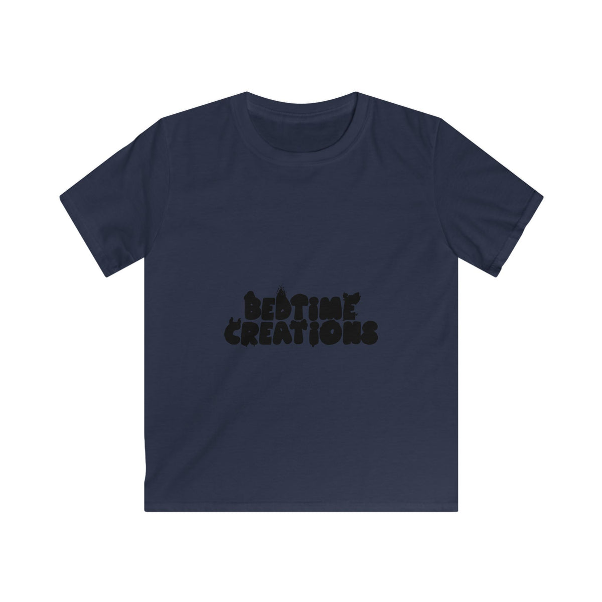 Bedtime Creations Youth Softstyle Tee — Black Logo