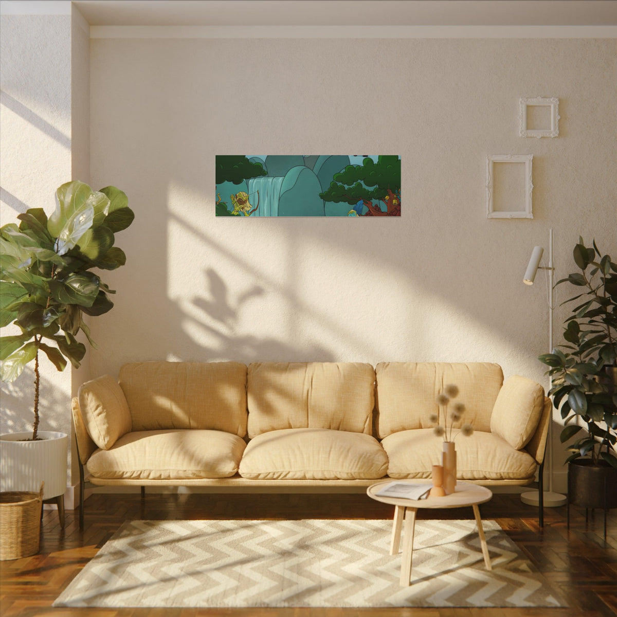 Bedtime Creations Canvas Wall Art — Woodlanders Valley