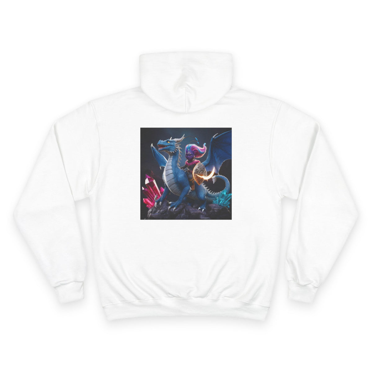 Bedtime Creations Back Art Hoodie #3 — Champion Hoodie