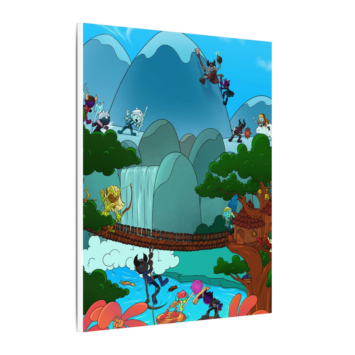 Bedtime Creations Canvas Wall Art — Woodlanders Valley