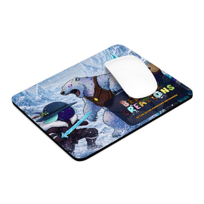 Bedtime Creations x Ultra Kingdoms Gaming Mouse Pad — Frostmen Battle