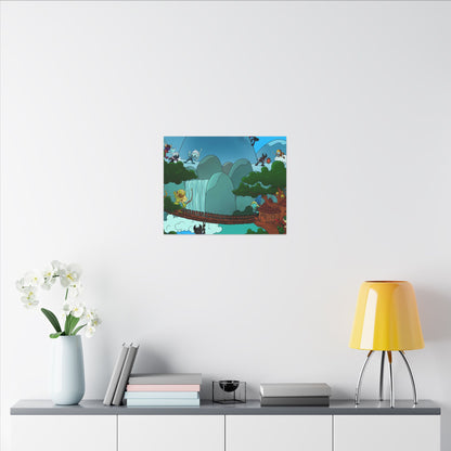 Bedtime Creations Canvas Wall Art — Woodlanders Valley