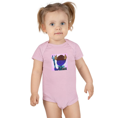 Bedtime Creations Baby Onesie — Frostman Trident Warrior