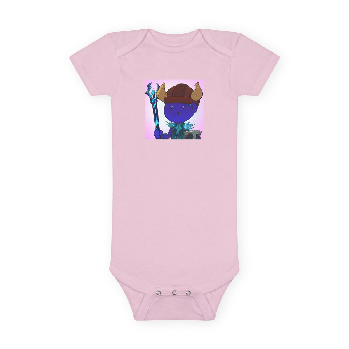 Bedtime Creations Baby Onesie — Frostman Trident Warrior