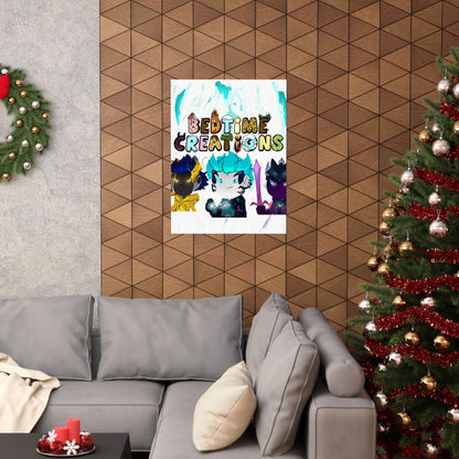 Bedtime Creations Poster — Chibi Fantasy Friends