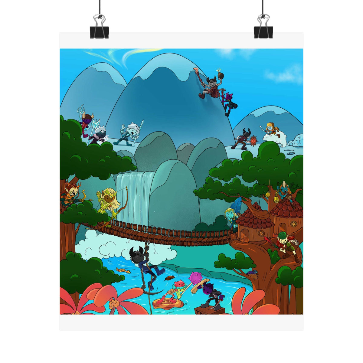 Bedtime Creations Poster — Woodlanders Valley