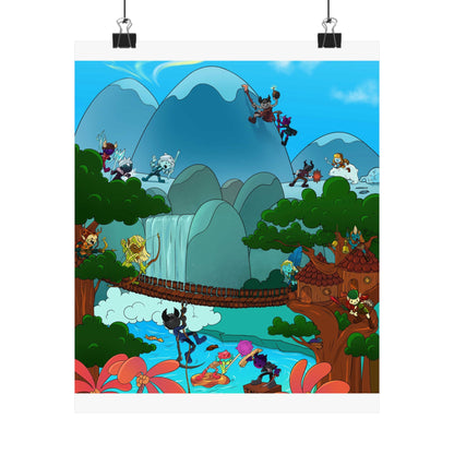 Bedtime Creations Poster — Woodlanders Valley